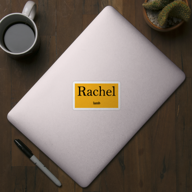 Rachel Name meaning by Demonic cute cat